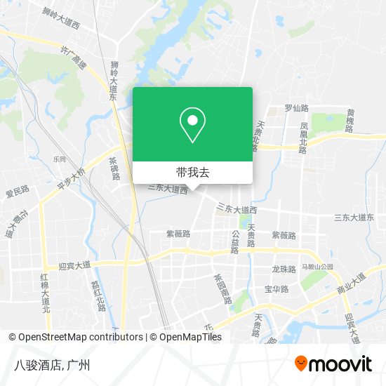 八骏酒店地图