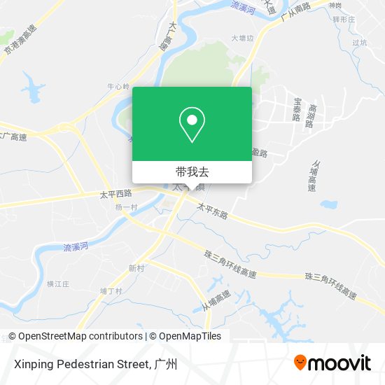 Xinping Pedestrian Street地图