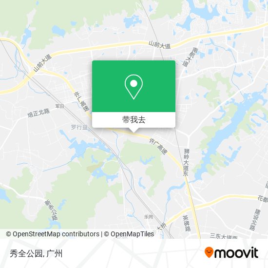 秀全公园地图