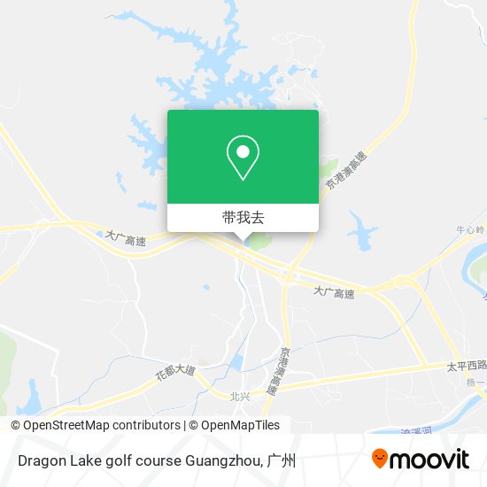 Dragon Lake golf course Guangzhou地图