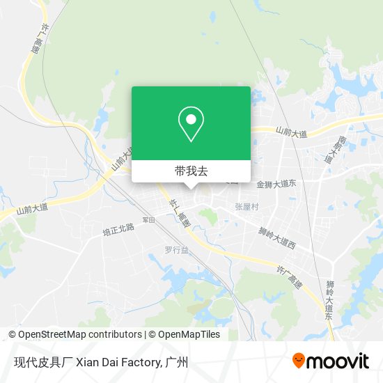 现代皮具厂 Xian Dai Factory地图