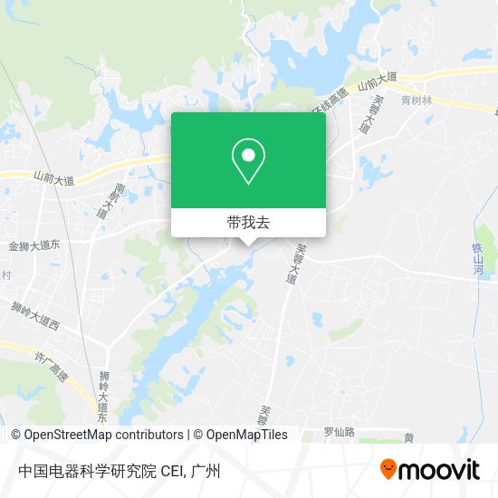 中国电器科学研究院 CEI地图