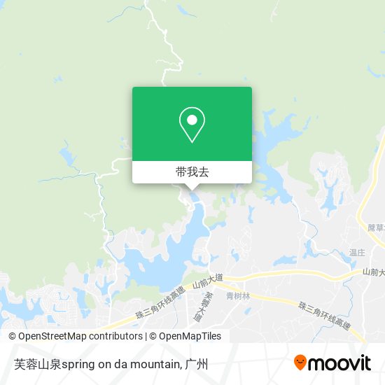 芙蓉山泉spring on da mountain地图