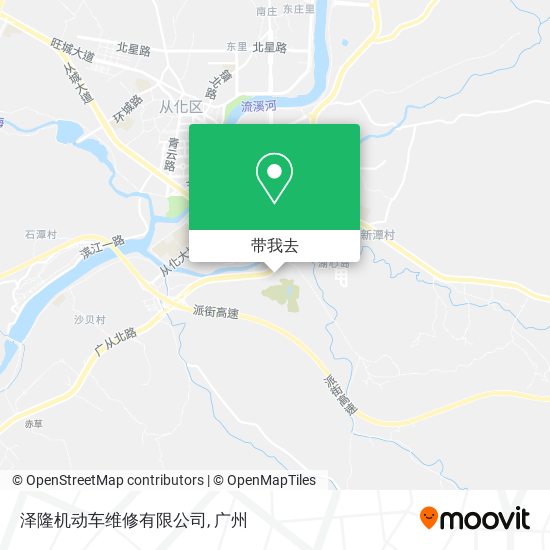 泽隆机动车维修有限公司地图