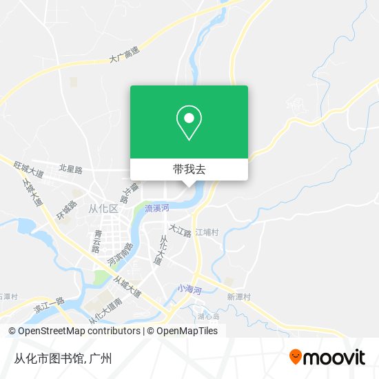 从化市图书馆地图
