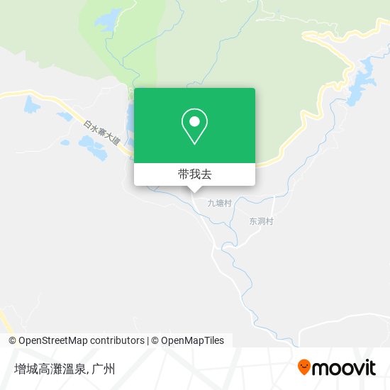 增城高灘溫泉地图