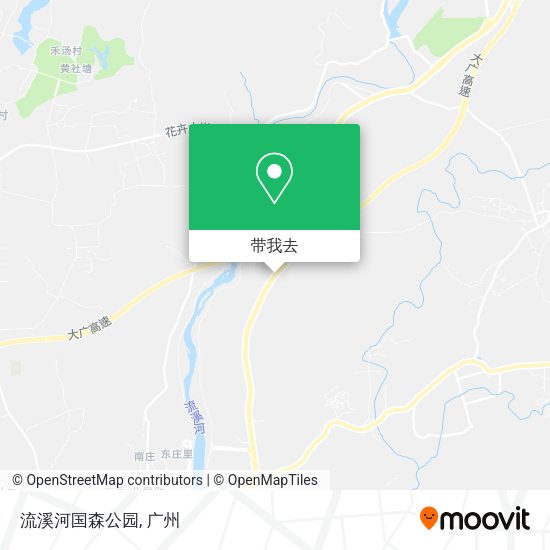 流溪河国森公园地图