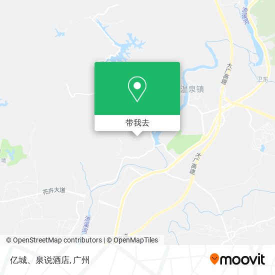 亿城、泉说酒店地图