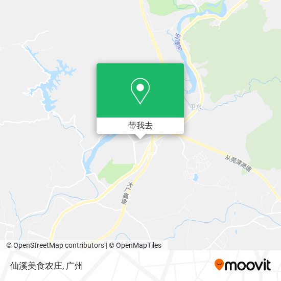 仙溪美食农庄地图