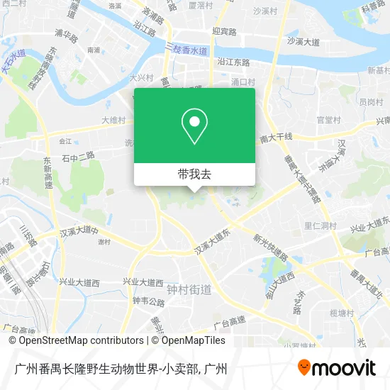 广州番禺长隆野生动物世界-小卖部地图