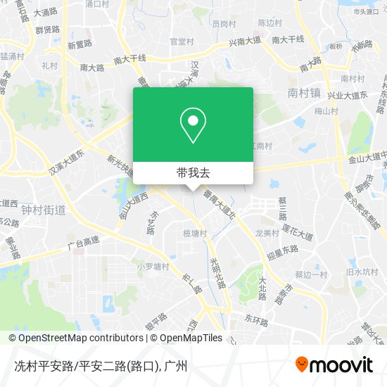 冼村平安路/平安二路(路口)地图