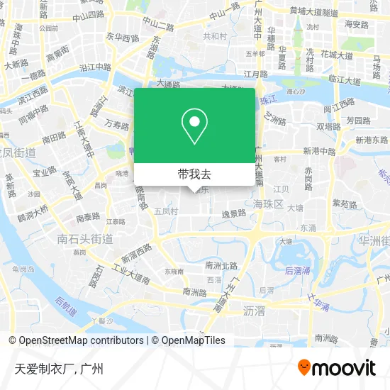 天爱制衣厂地图