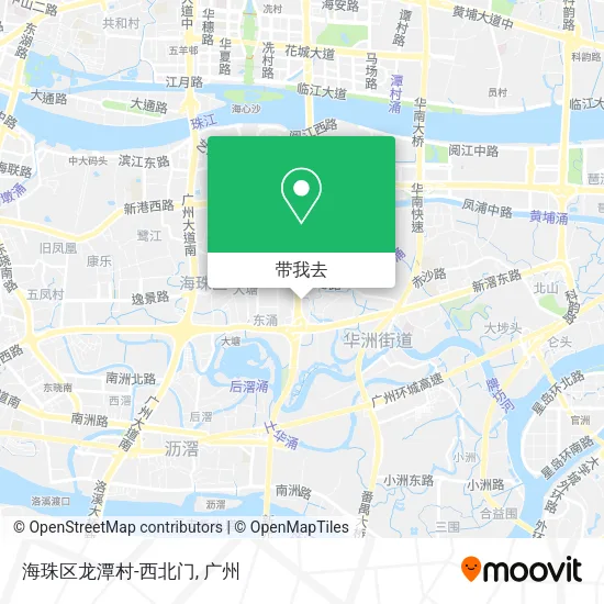 海珠区龙潭村-西北门地图
