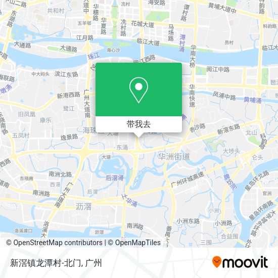 新滘镇龙潭村-北门地图