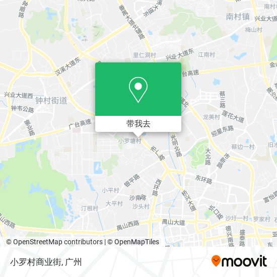小罗村商业街地图