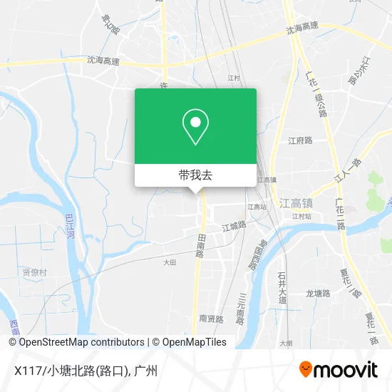 X117/小塘北路(路口)地图