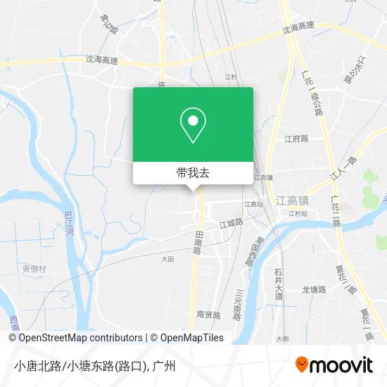 小唐北路/小塘东路(路口)地图