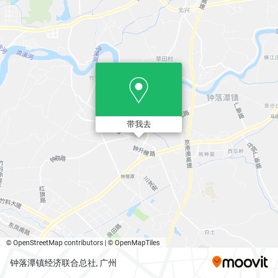 钟落潭镇经济联合总社地图