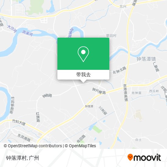 钟落潭村地图