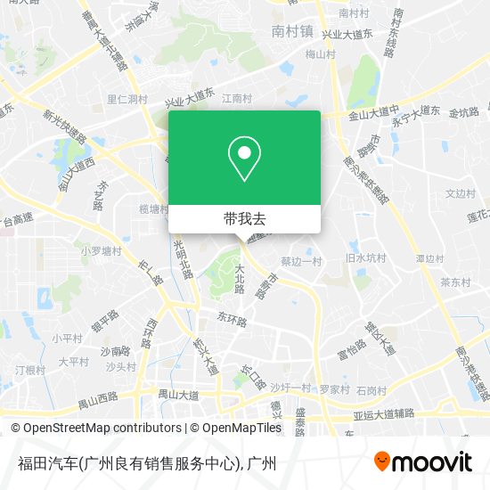 福田汽车(广州良有销售服务中心)地图