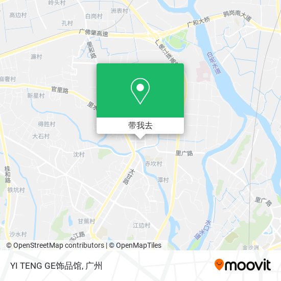 YI TENG GE饰品馆地图