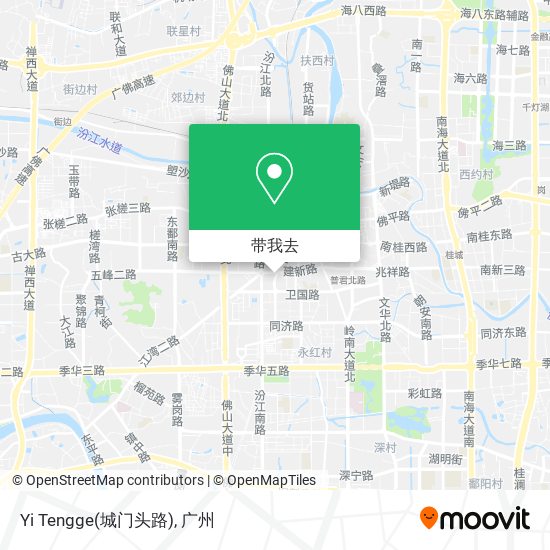 Yi Tengge(城门头路)地图