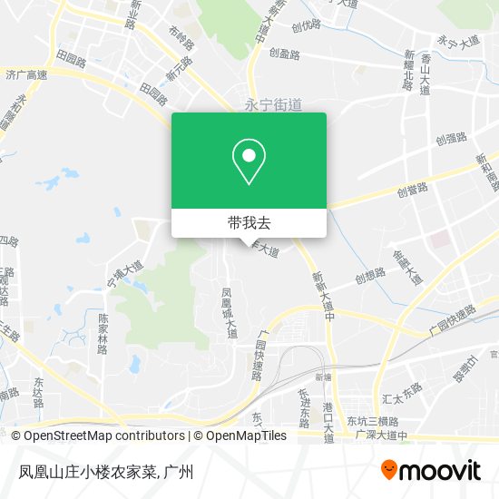 凤凰山庄小楼农家菜地图