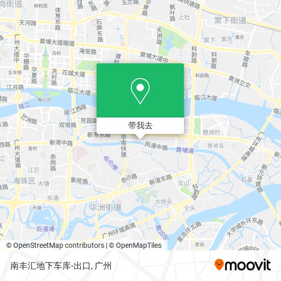 南丰汇地下车库-出口地图
