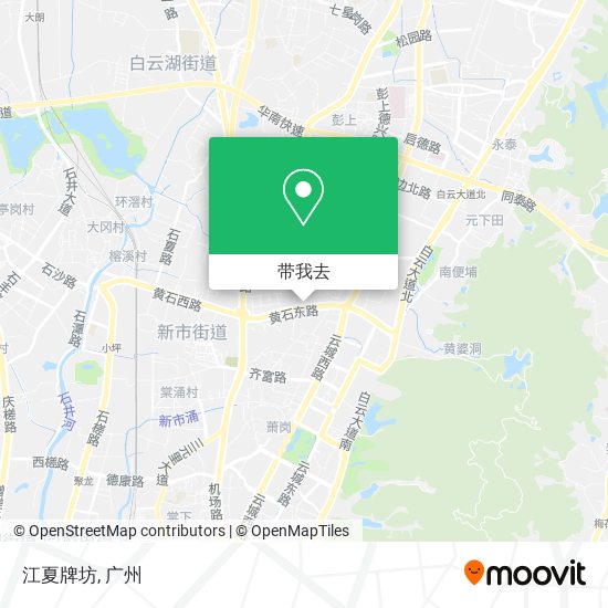 江夏牌坊地图