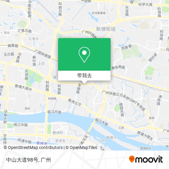 中山大道98号地图