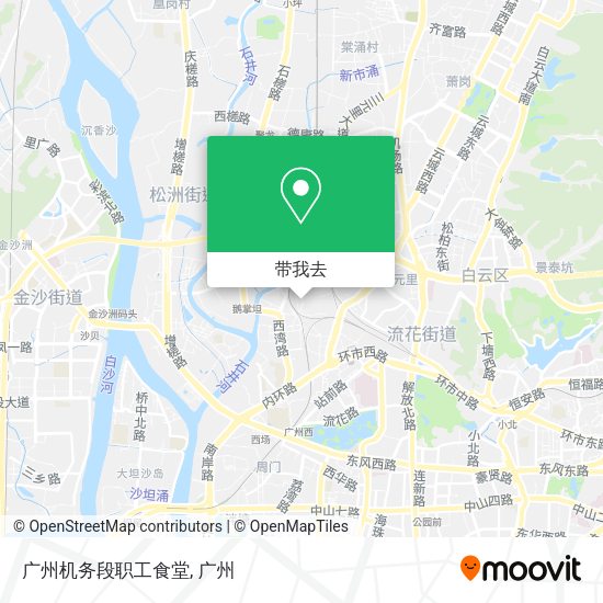 广州机务段职工食堂地图