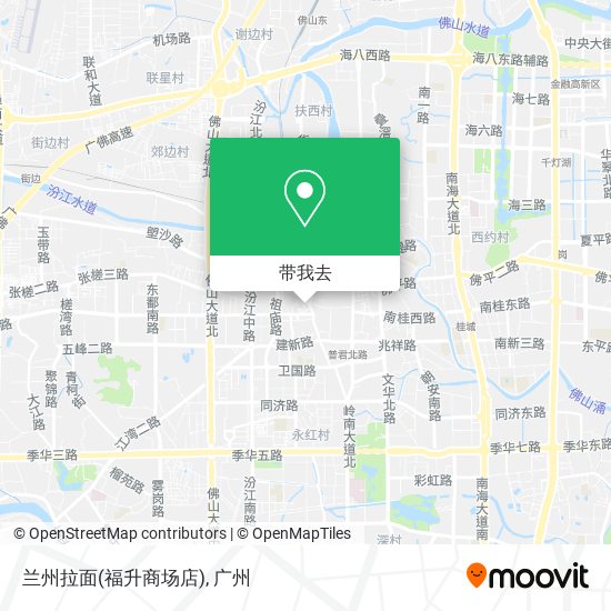 兰州拉面(福升商场店)地图