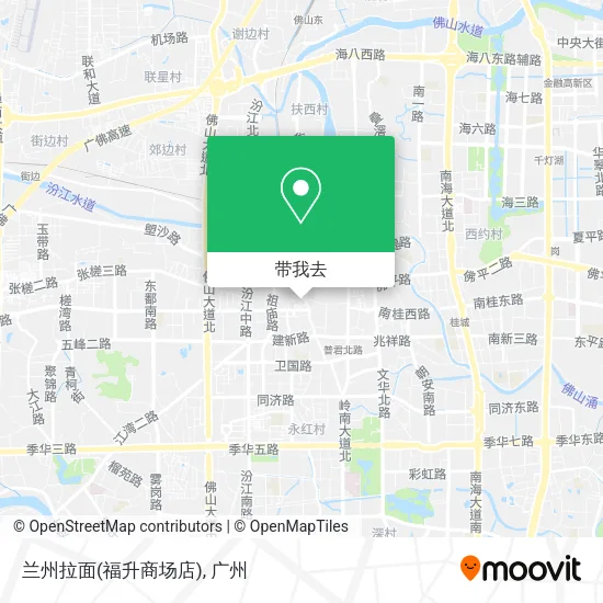 兰州拉面(福升商场店)地图
