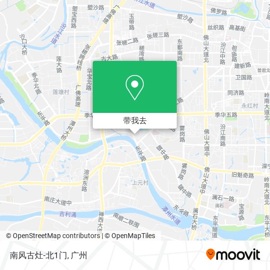 南风古灶-北1门地图