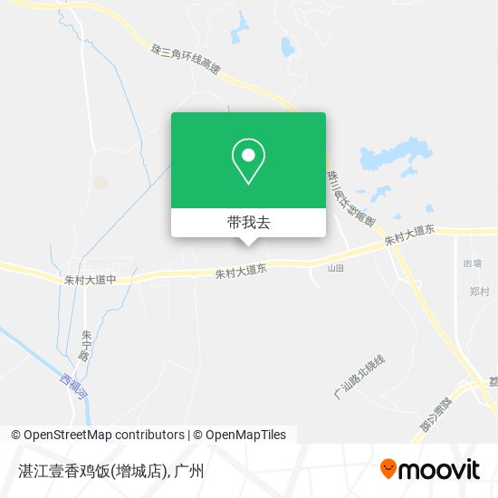 湛江壹香鸡饭(增城店)地图