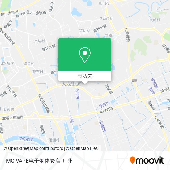 MG VAPE电子烟体验店地图