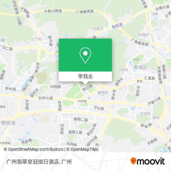 广州翡翠皇冠假日酒店地图
