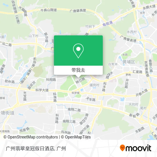 广州翡翠皇冠假日酒店地图