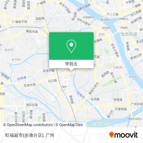 旺福超市(步漖分店)地图