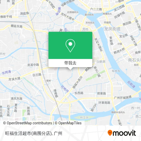 旺福生活超市(南围分店)地图