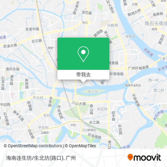 海南连生坊/生北坊(路口)地图