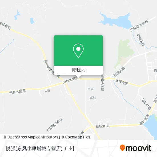 悦强(东风小康增城专营店)地图