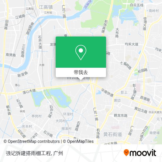 强记拆建搭雨棚工程地图