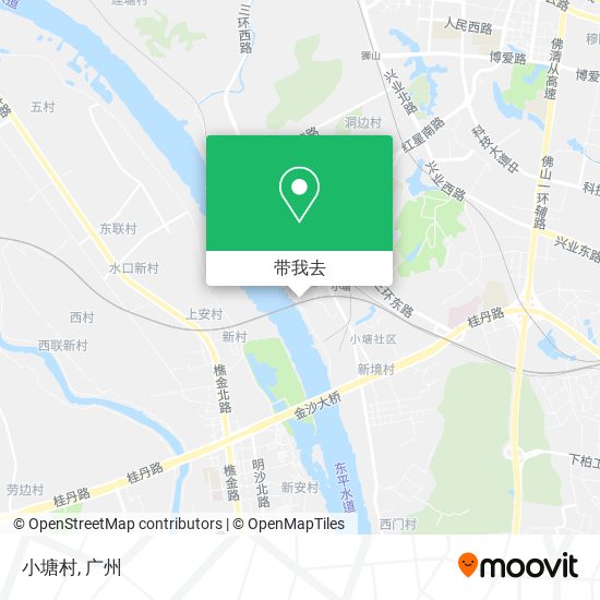 小塘村地图