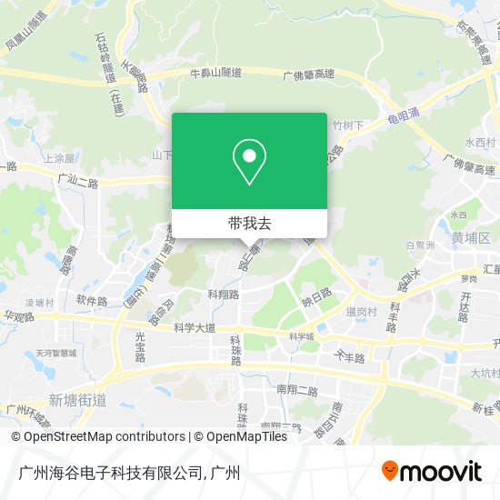 广州海谷电子科技有限公司地图