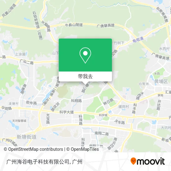 广州海谷电子科技有限公司地图