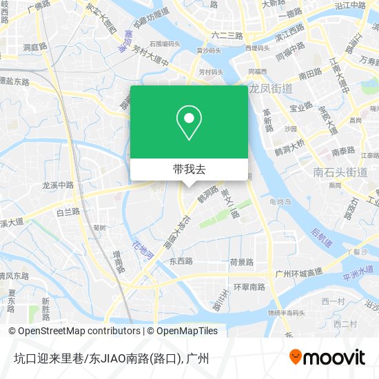坑口迎来里巷/东JIAO南路(路口)地图