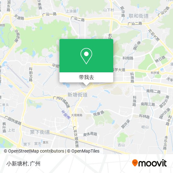 小新塘村地图