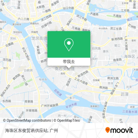 海珠区东俊贸易供应站地图