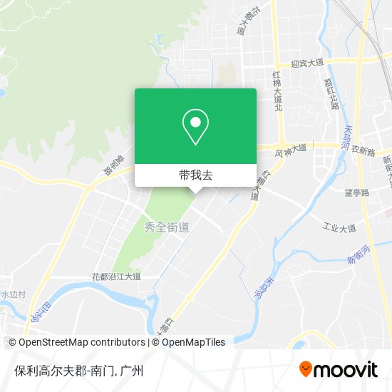 保利高尔夫郡-南门地图